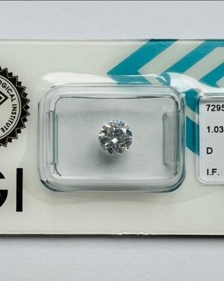 DIAMANTE NATURALE 1.03 CARATI