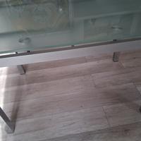 tavolo in cristallo allungabile 