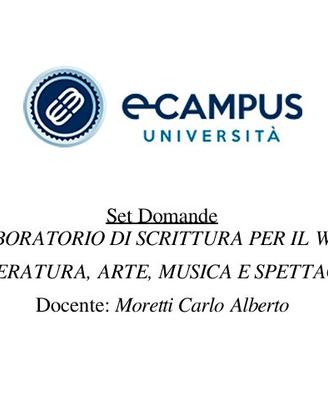 PANIERE LABORATORIO DI SCRITTURA MORETTI ECAMPUS 