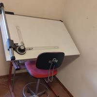 tavolo da disegno tecnigrafo 