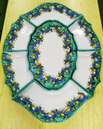 Cena fredda in ceramica vietrese