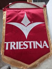 Gagliardetto della Triestina autografato da calcia