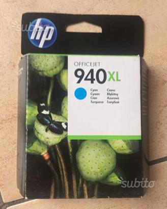 Cartuccia originale HP 940 XL ciano nuova