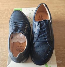 Ganter Scarpe Eleganti Uomo Pelle UK 7 EUR 41 Blu