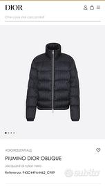 Piumino Dior originale