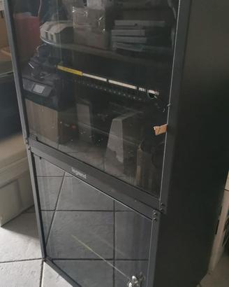 ARMADIO RACK 19" 12U NERO - L60 x H65 x P45