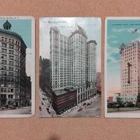 3 VECCHIE CARTOLINE AMERICANE ANNI 30