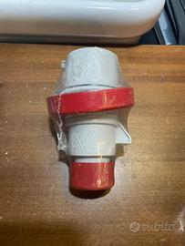 Spina industriale da cavo con ghiera 380V 16A