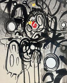 Filippo Bruno "Willow", Smalti su Cartoncino 35x25