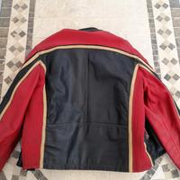 giacca in pelle moto helsrons racing