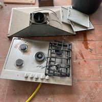 Piano cottura e cappa aspirante