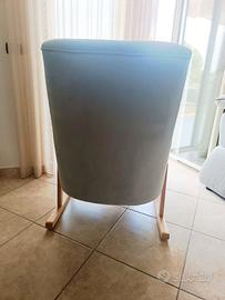 Poltrona alondra verde come nuova