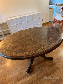 Tavolo da pranzo in radica di noce