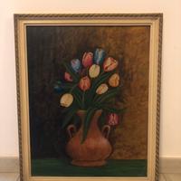 Quadro Vaso di Tulipani Made in Italy