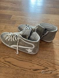 Golden Goose Slide Classic Verde chiaro / bianco