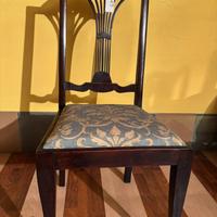 Sedie mogano inglesi