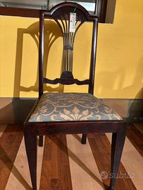 Sedie mogano inglesi