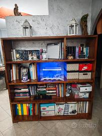 libreria in legno massello 