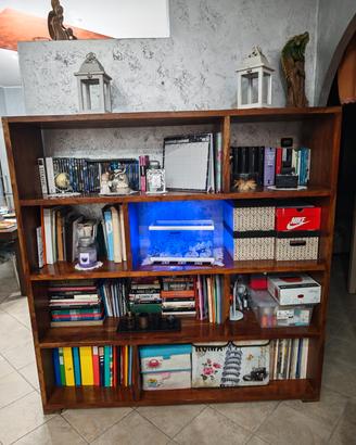 libreria in legno massello 