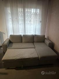 Divano Letto con isola contenitore