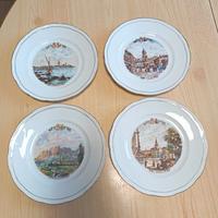 Piatti Richard Ginori "Città Redente" Set 4 pezzi