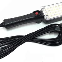 Torcia da lavoro 34 led luce bianca con gancio