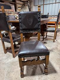 Sedie in legno stile rustico/vintage