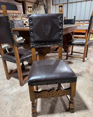 Sedie in legno stile rustico/vintage