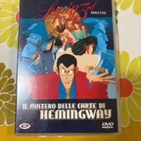DVD Lupin III-Il Mistero delle Carte di Hemingway