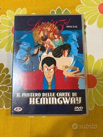 DVD Lupin III-Il Mistero delle Carte di Hemingway