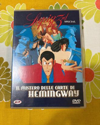 DVD Lupin III-Il Mistero delle Carte di Hemingway