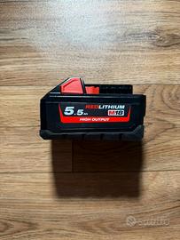 Milwaukee Batteria 5.5Ah M18 Nuova