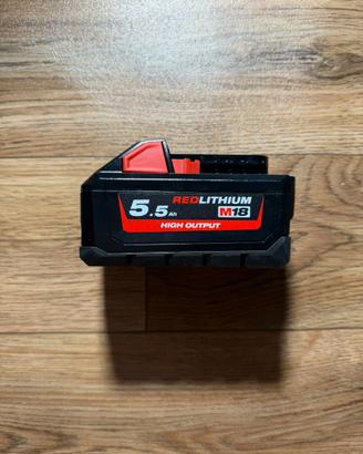 Milwaukee Batteria 5.5Ah M18 Nuova