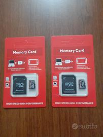 Coppia schede memoria SD Sony 512 Giga