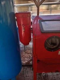 compressore serbatoio aria betoniera sabbiatrice 