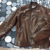  giubbotto in ecopelle uomo 