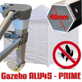 Gazebo 3x3 pieghevole alluminio CERTIFICATO fiere