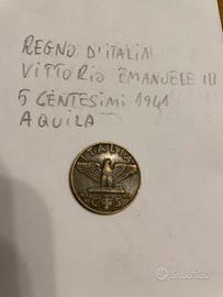 5 centesimi 1941 Aquila
