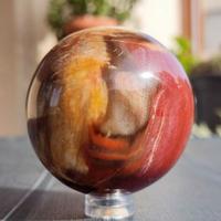 Sfera di Cristallo 217g Legno Fossile Minerale