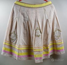 Gonna Dorothy Perkins Beige/Rosa Taglia M
