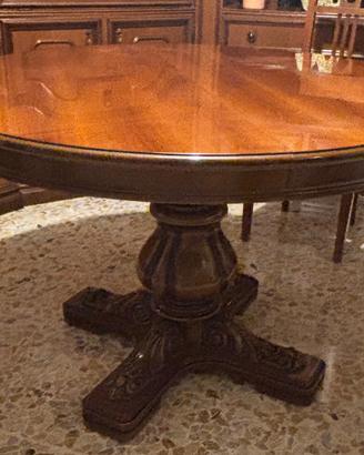 Tavolo vintage anni ’80 in legno massiccio