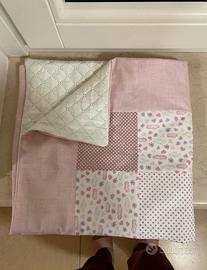 Coperta cotone fatta a mano personalizzabile
