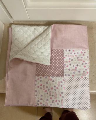 Coperta cotone fatta a mano personalizzabile