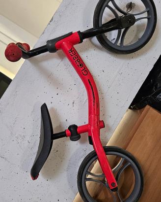 Bici senza pedali Balance Bike Globber rossa