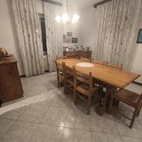 Soggiorno rustico in rovere  legno massiccio 