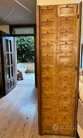 Mobile schedario cassetti primi 900 modernariato