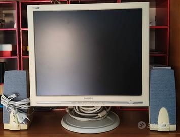 Monitor Philips 19″ + Casse Genius SP‑G10