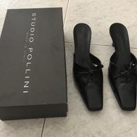 Scarpe nere in pelle Studio Pollini mai indossate