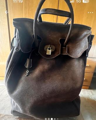 Trolley pelle sartoriale