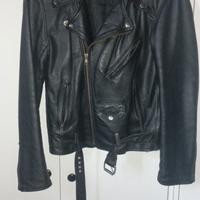 Giacca in pelle chiodo donna